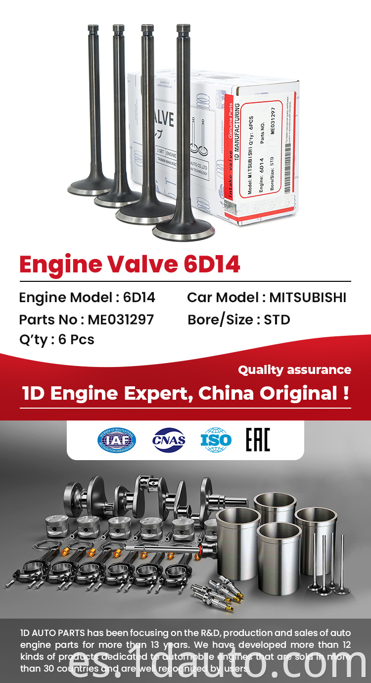 MITSUBISHI 6D14 Engine Valves 